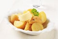 Cooked new potatoes Royalty Free Stock Photo