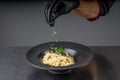 Cooked noodles for restaurant menu3 Royalty Free Stock Photo