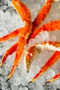 Cooked Organic Alaskan King Crab Legs Royalty Free Stock Photo