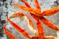 Cooked Organic Alaskan King Crab Legs Royalty Free Stock Photo