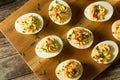 Cooked Organic Hard Boiled Eggs Royalty Free Stock Photo