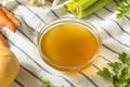 Cooked Organic Vegetable Broth Royalty Free Stock Photo