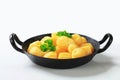 Cooked potatoes Royalty Free Stock Photo