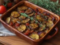 cooked ratatouille in bowl