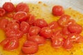 Cooked red cherry tomatoe Royalty Free Stock Photo