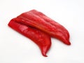 Cooked red peppers