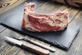 Cooked ribs with meat at shallow depth of field Royalty Free Stock Photo