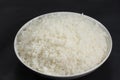 Cooked rice in a white bowl Royalty Free Stock Photo