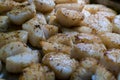 Cooked Scallops on the baking tray