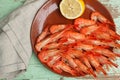 Cooked shellfish platter Royalty Free Stock Photo