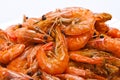 Cooked shrimps Royalty Free Stock Photo