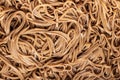 Cooked soba noodles. Traditional asian pasta Royalty Free Stock Photo