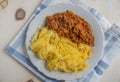 Cooked Spaghetti Squash Pasta Royalty Free Stock Photo