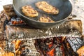 Cooked steaks from meat Royalty Free Stock Photo