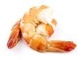Cooked unshelled tiger shrimps