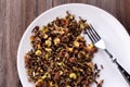 Cooked Wild Rice Cereal Royalty Free Stock Photo