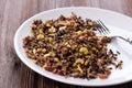 Cooked Wild Rice Cereal Royalty Free Stock Photo