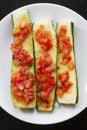 Cooked Zucchini Plate of Food