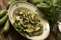 Cooked zucchinis Royalty Free Stock Photo