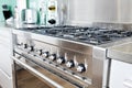 Cooker in Modern Colourful Kitchen Royalty Free Stock Photo