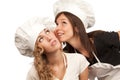 Cookers sharing their secrets Royalty Free Stock Photo