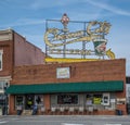 Cookeville, Tennessee USA - December 21, 2022 Ice cream city outdoors showing old fashion sign and building during the daytime