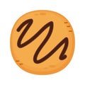 Cookie logo design. Cookie vector.