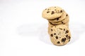 Time to have just one chocolate chip cookie of you can Royalty Free Stock Photo