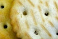 Cookie cracker closeup Royalty Free Stock Photo