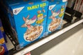 Cookie Crisp cereal at store