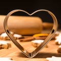 Cookie cutter, heart shape