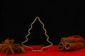 Cookie cutters for christmas Royalty Free Stock Photo