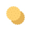 Cookie flat vector icon