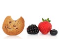 Cookie and Fruit Snack Royalty Free Stock Photo