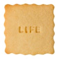 Cookie with LIFE sign