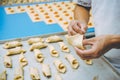 Cookie making factory bakery fresh cook biscuit