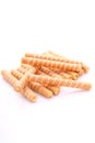 Cookie wafer rolls Royalty Free Stock Photo