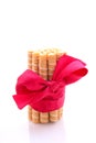 Cookie wafer rolls Royalty Free Stock Photo