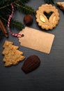 Cookies tag pendant christmas love gift panorama bake