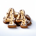 Fourteen Number Cookies: Mike Campau Style With White Icing