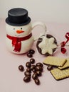 Cookies, chocolates and sweets to enjoy at Christmas Royalty Free Stock Photo