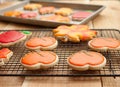 Cookies on cooling rack