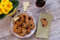 Cookies with cranberrys and white chocolate