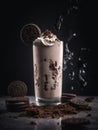 Cookies and cream milkshake