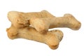 Cookies for dogs on a white background Royalty Free Stock Photo