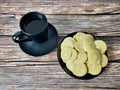 Cookies food pastry dessert handmade sugar little delicious eat coffee black holiday