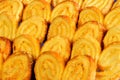 Cookies in the form of heartsÃ¢â¬âa popular food delicacy. Cookies small confectionery baked from dough, from sweet or salty dough,