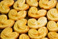 Cookies in the form of heartsÃ¢â¬âa popular food delicacy. Cookies small confectionery baked from dough, from sweet or salty dough,