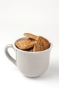 Cookies isolated on white background Royalty Free Stock Photo