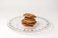 Cookies isolated on white background Royalty Free Stock Photo